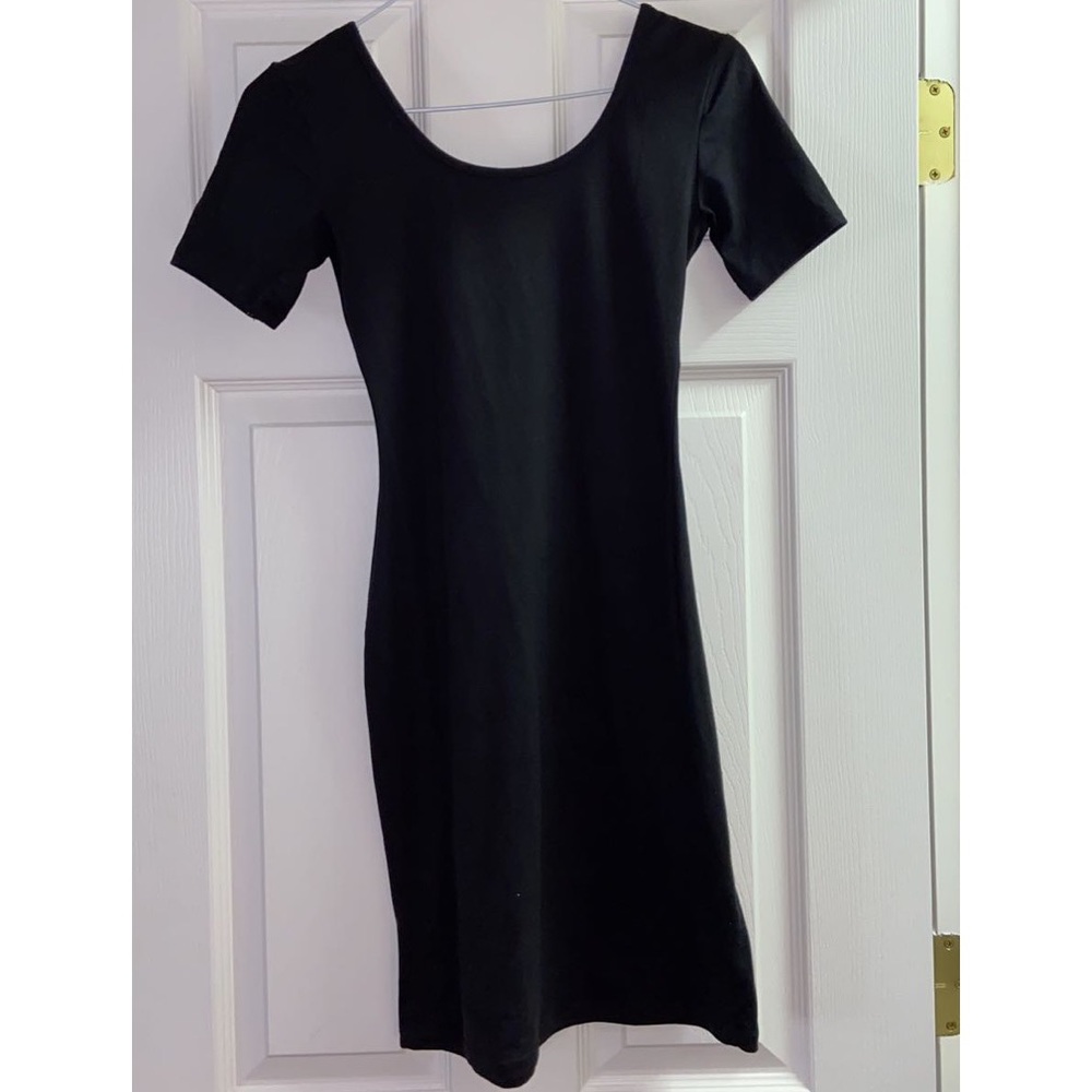 Mud mini black dress